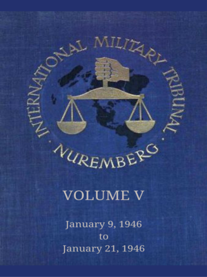 cover image of Trial of the Major War Criminals Before the International Military Tribunal Nuremberg